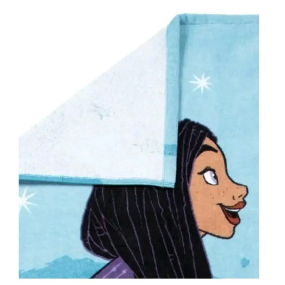 New Disney Wish Movie Beach Towel Shine So Bright Oeko Tex